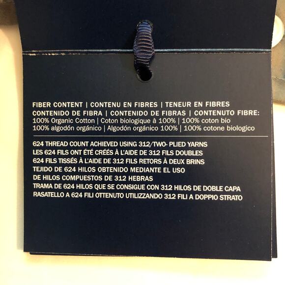 Ralph Lauren One European Sham Organic Sateen Border Graphite Gray New - Picture 8 of 10